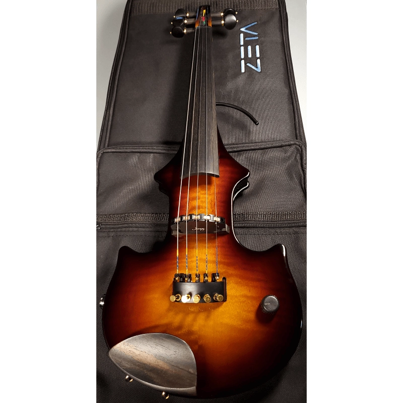 Zeta JV45 Flame Top, Jazz Fusion violino elettrico 5 corde Silent