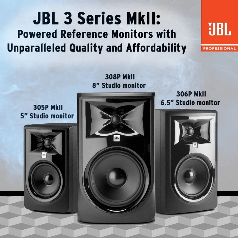 B-Stock JBL 305P MKII Monitor da Studio Amplificato 5" 82W