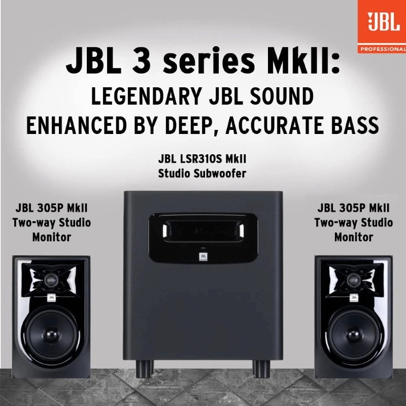 B-Stock JBL 305P MKII Monitor da Studio Amplificato 5" 82W