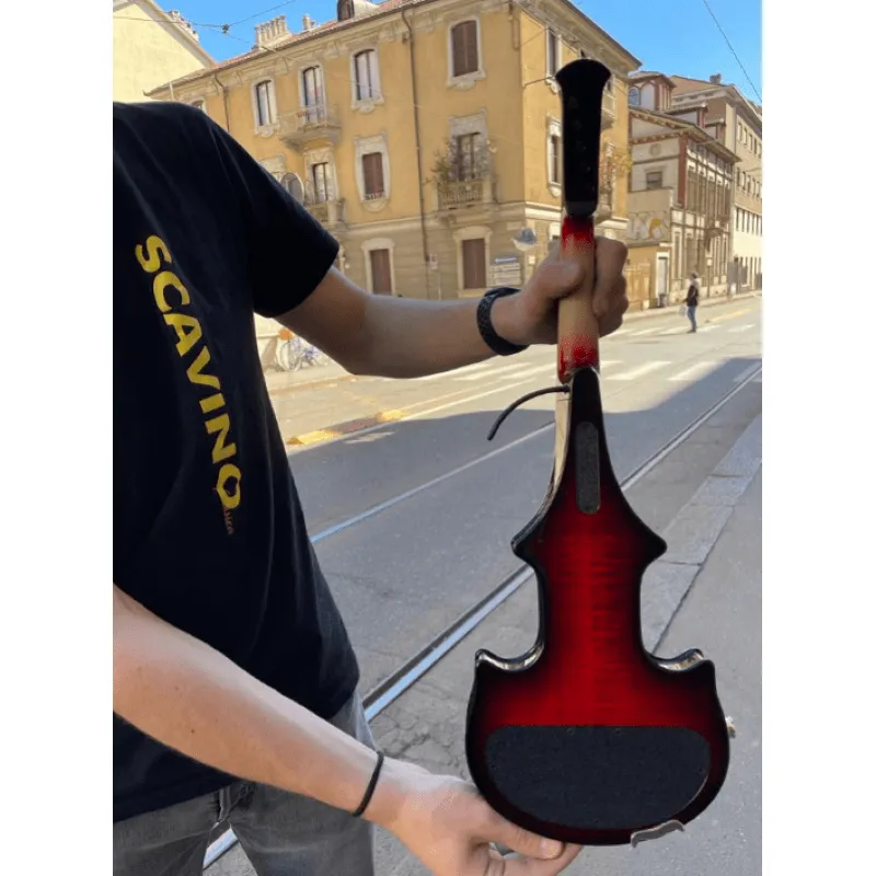 Zeta JV45 Flame Top, Jazz Fusion violino elettrico 5 corde Silent