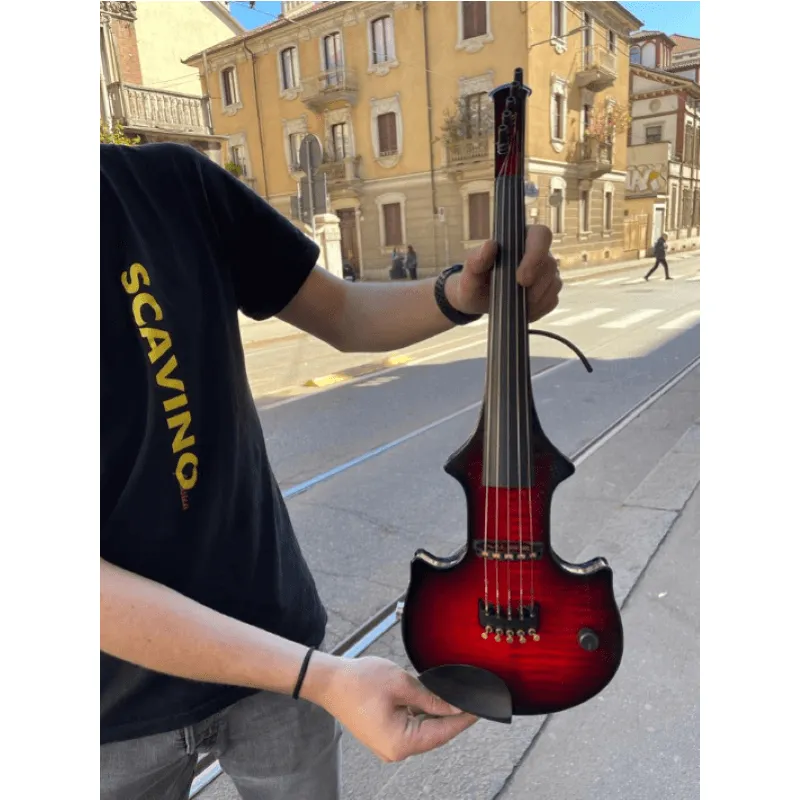 Zeta JV45 Flame Top, Jazz Fusion violino elettrico 5 corde Silent
