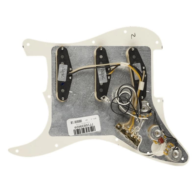 Fender Pre-Wired Strat® Pickguard, Texas Special SSS Parchment 11 Hole 0992342509