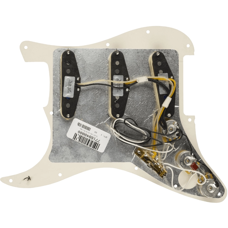 Fender Pre-Wired Strat® Pickguard, Custom Shop Fat 50's SSS Tortoise Shell 11 Hole 0992340500