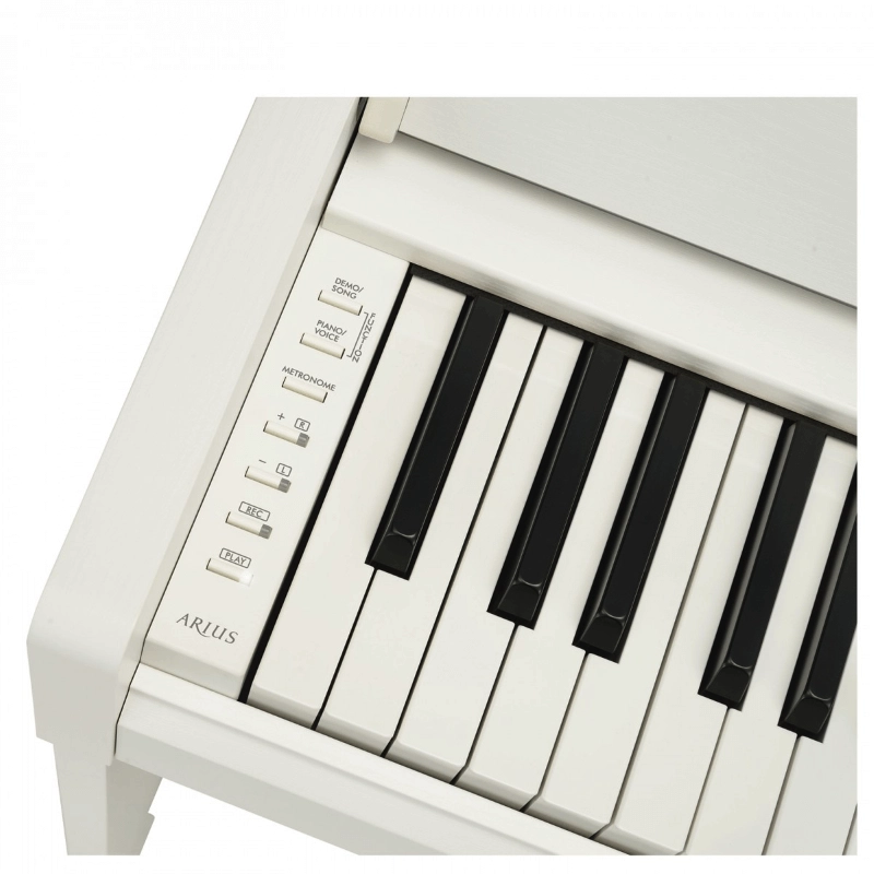 Yamaha YDP S35WH White Pianoforte Digitale 88 Tasti Pesati con Mobile Bianco Satinato