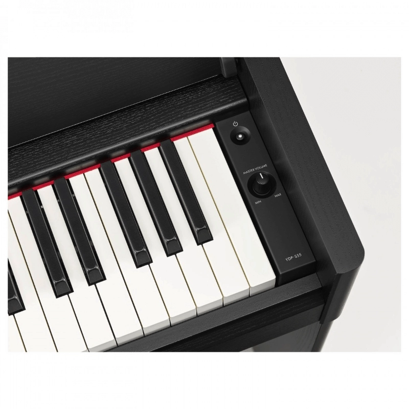 Yamaha YDP S55B Black Pianoforte Digitale 88 Tasti Pesati con Mobile Nero Satinato