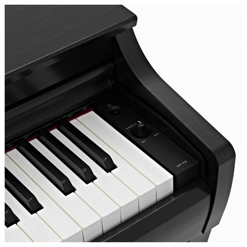 Yamaha CLP725B Black Pianoforte Digitale 88 Tasti Pesati con Mobile Nero Satinato