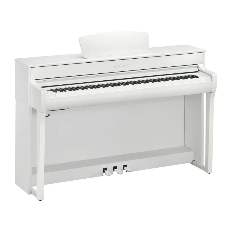 Yamaha CLP735WH White Pianoforte Digitale 88 Tasti Pesati con Mobile Bianco Satinato