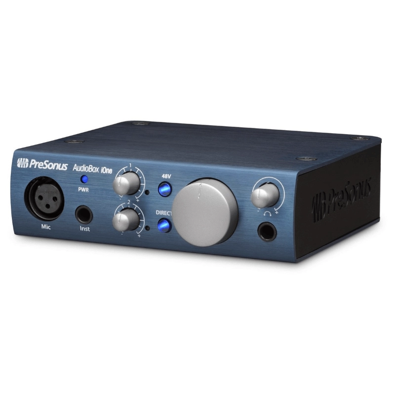 PreSonus AudioBox iONE Interfaccia Audio USB 2-In/2-Out con 1 Ingresso XLR