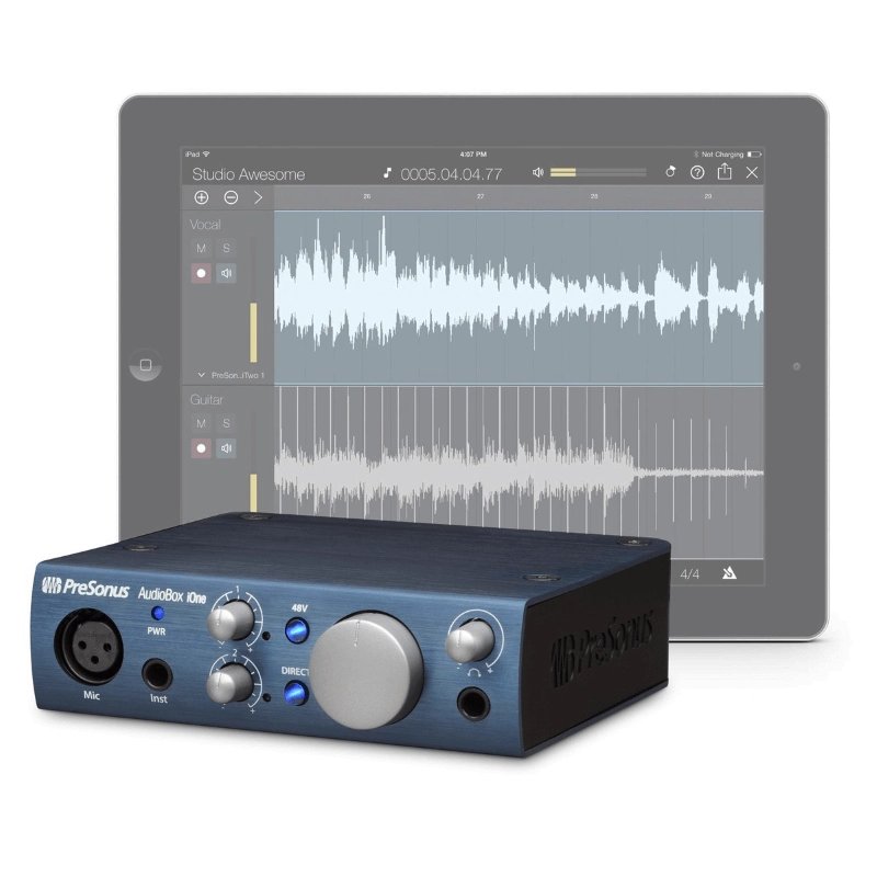 PreSonus AudioBox iONE Interfaccia Audio USB 2-In/2-Out con 1 Ingresso XLR