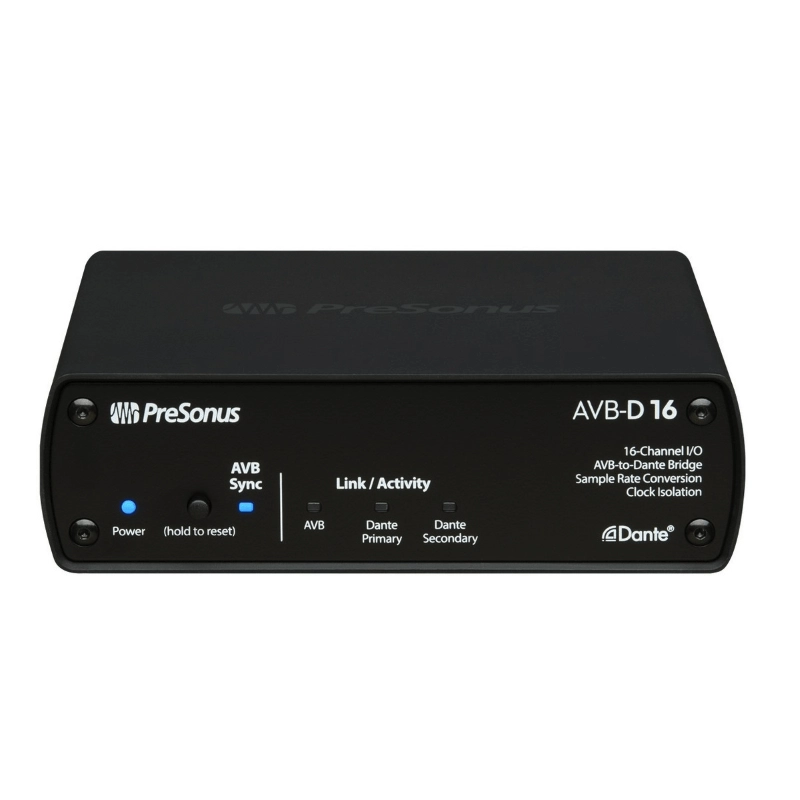 PreSonus AVB-D16 Convertitore 16 Canali AVB/ Dante per PreSonus Studiolive Serie III