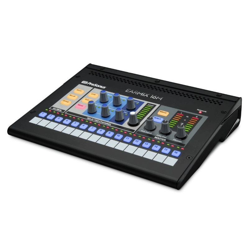 PreSonus EarMix 16M Mixer per Personal Monitor 16 Canali con Network AVB