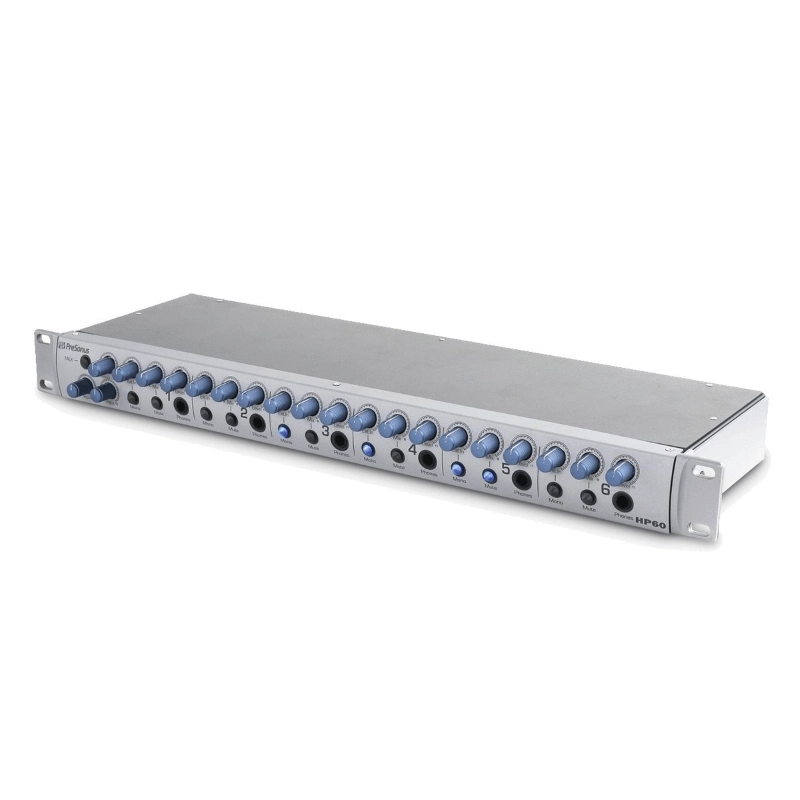 PreSonus HP60 Amplificatore per Cuffie a 6 Canali Indipendenti