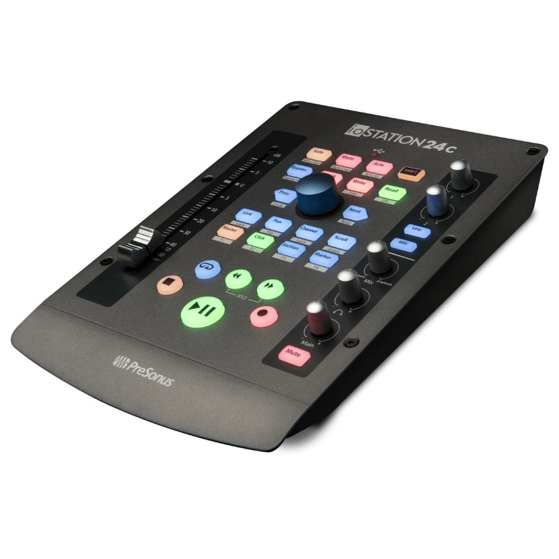 PreSonus ioStation 24C Interfaccia Audio 2x2 USB-C e Controller per la Produzione Musicale