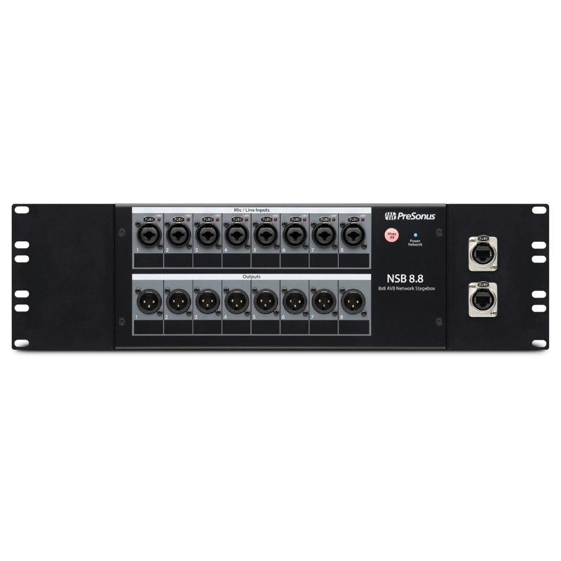 PreSonus NSB 8.8 Stage Box 8 In/8 Out su Network AVB