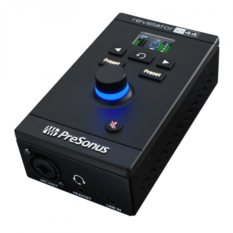 PreSonus Revelator io44 Interfaccia Audio USB-C con Preamp Microfono Mixer ed Effetti