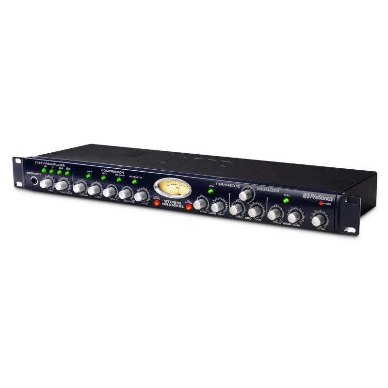 PreSonus Studio Channel Strip con Preamp Valvolare Compressore Eq Parametrico a 3 Bande