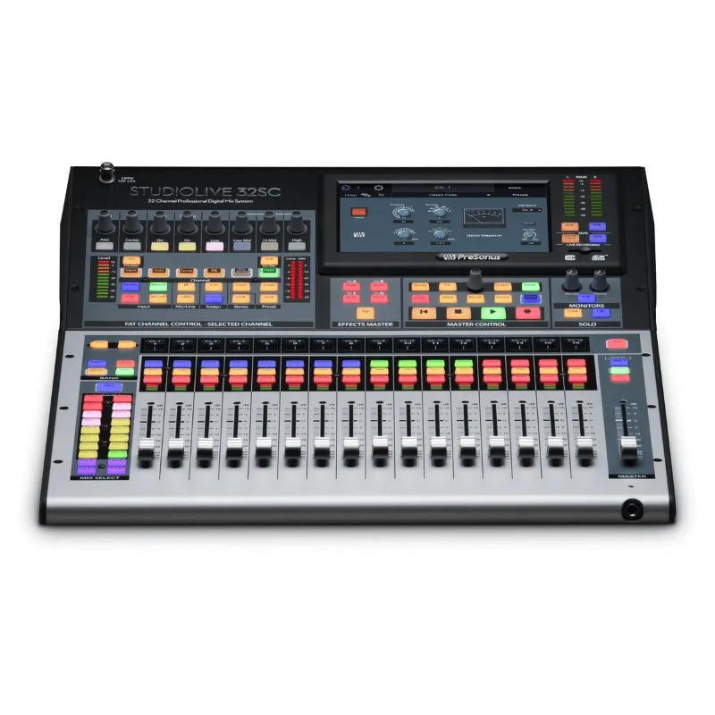 PreSonus StudioLive 32SC Serie III Mixer Digitale 32 Canali e Interfaccia Audio USB Montabile a Rack