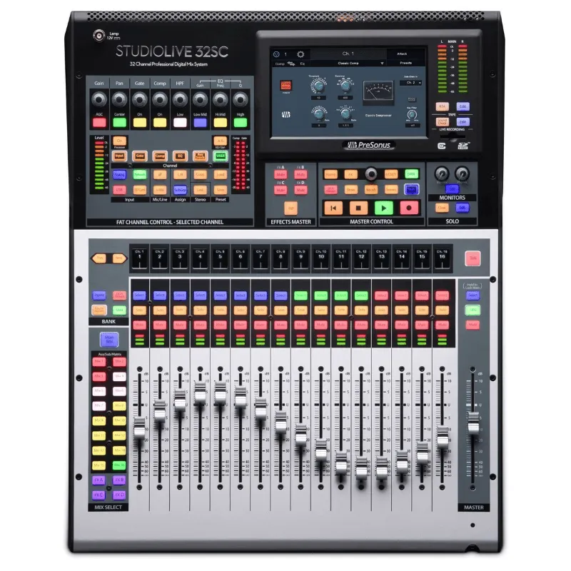 PreSonus StudioLive 32SC Serie III Mixer Digitale 32 Canali e Interfaccia Audio USB Montabile a Rack