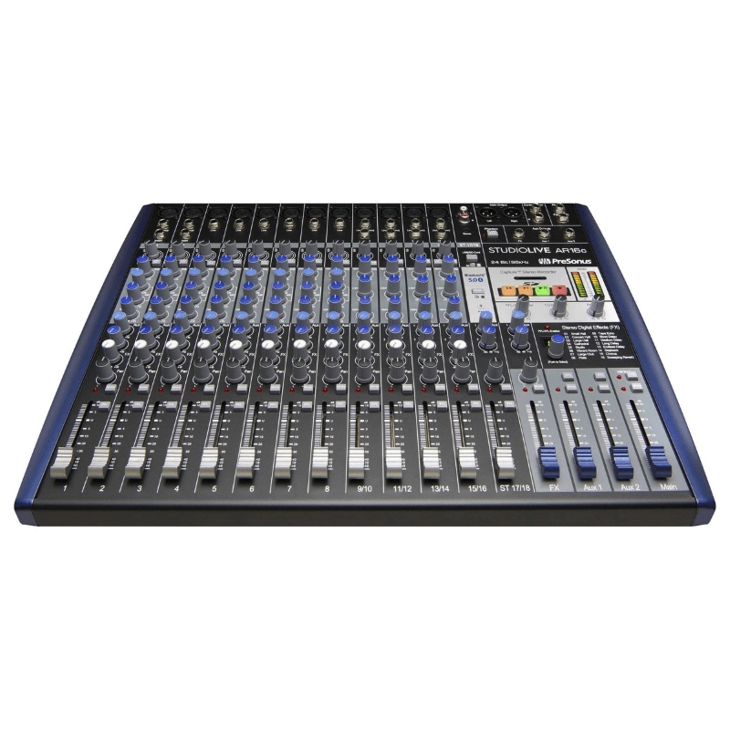 PreSonus StudioLive AR16C USB Mixer Ibrido Analogico/Digitale 16 Canali Registratore 18 Tracce e Interfaccia Audio USB