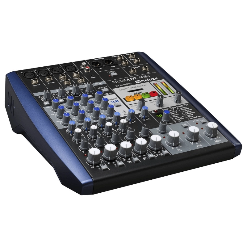 PreSonus StudioLive AR8C USB Mixer Ibrido Analogico/Digitale 8 Canali Registratore 8 Tracce e Interfaccia Audio USB