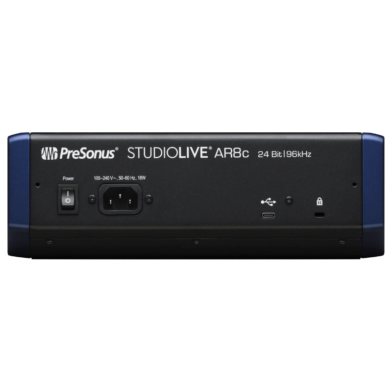 PreSonus StudioLive AR8C USB Mixer Ibrido Analogico/Digitale 8 Canali Registratore 8 Tracce e Interfaccia Audio USB