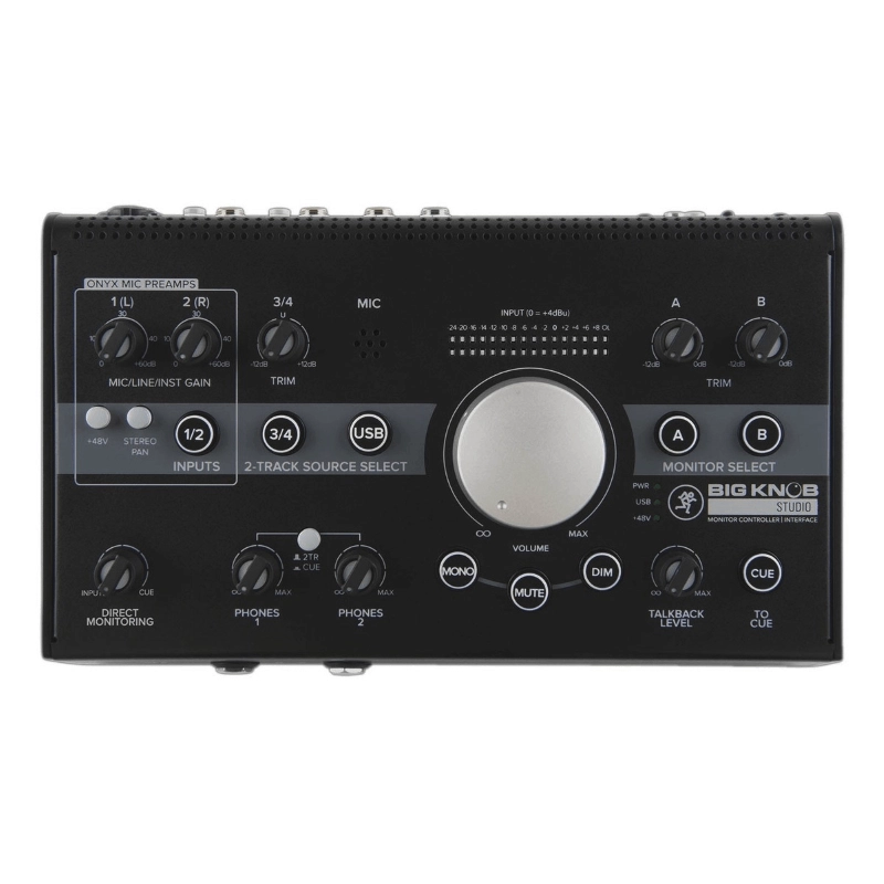 Mackie Big Knob Studio Controller per Studio Monitor/Selettore Sorgenti 3x2 con Talkback