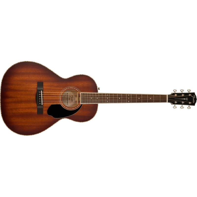 Fender PS-220E Parlor, All Mahogany, Aged Cognac Burst 0970320337