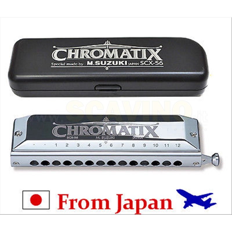 Suzuki armonica cromatica 56 voci 14 fori