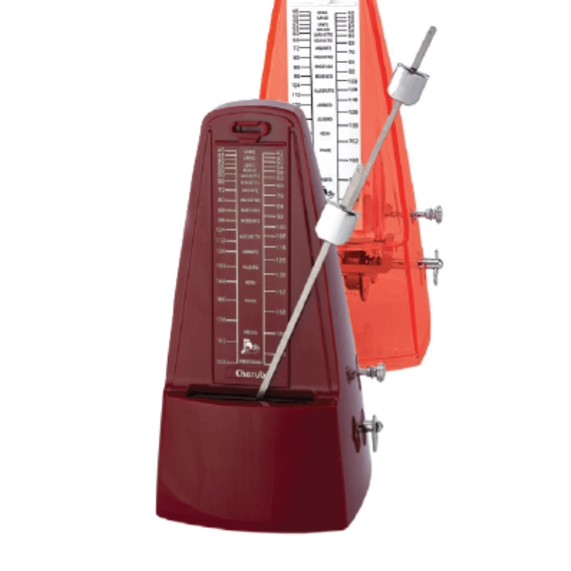 Metronomo SA1744W Piramidale Plastica Noce con suoneria