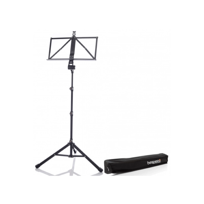 Bespeco PX2 Leggio pieghevole ROBUSTO con borsa altezza >140cm