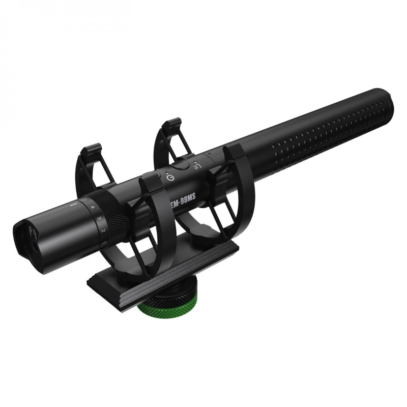 Mackie EM-98MS Microfono Shotgun per Smartphone e Dslr