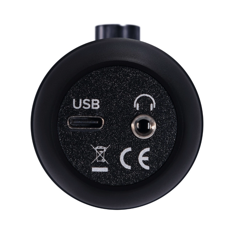Mackie EM-USB Microfono USB a Condensatore da Tavolo Nero