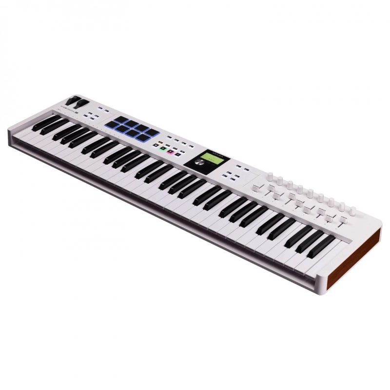Arturia KeyLab 61 Essential MK3 White Controller MIDI USB 61 Tasti Bianco