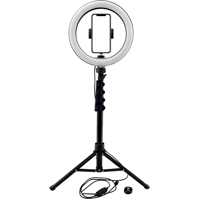 Mackie MRING-10 Kit di Illuminazione a 3 Colori 10" con Supporto Telescopico e Telecomando