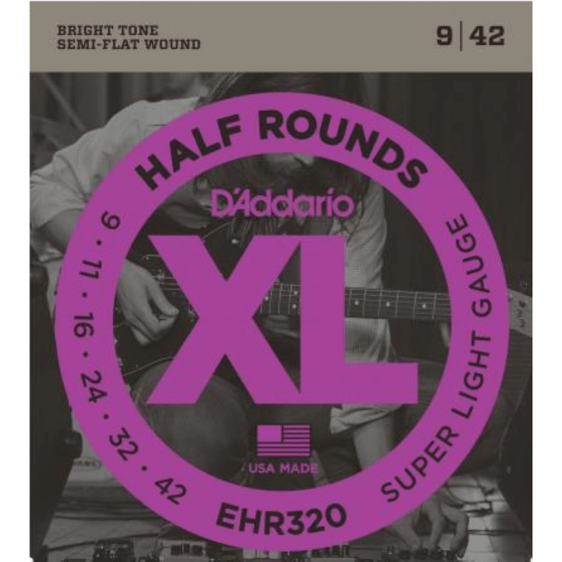 D'Addario EHR320 Muta Corde Chitarra Elettrica 09-42 Half Rounds
