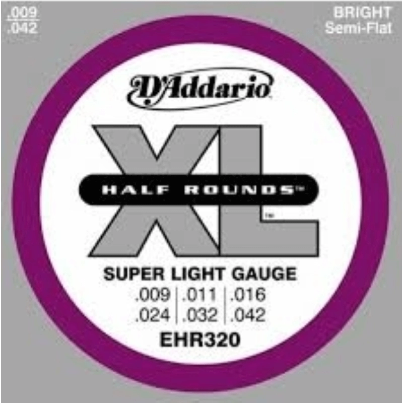 D'Addario EHR320 Muta Corde Chitarra Elettrica 09-42 Half Rounds