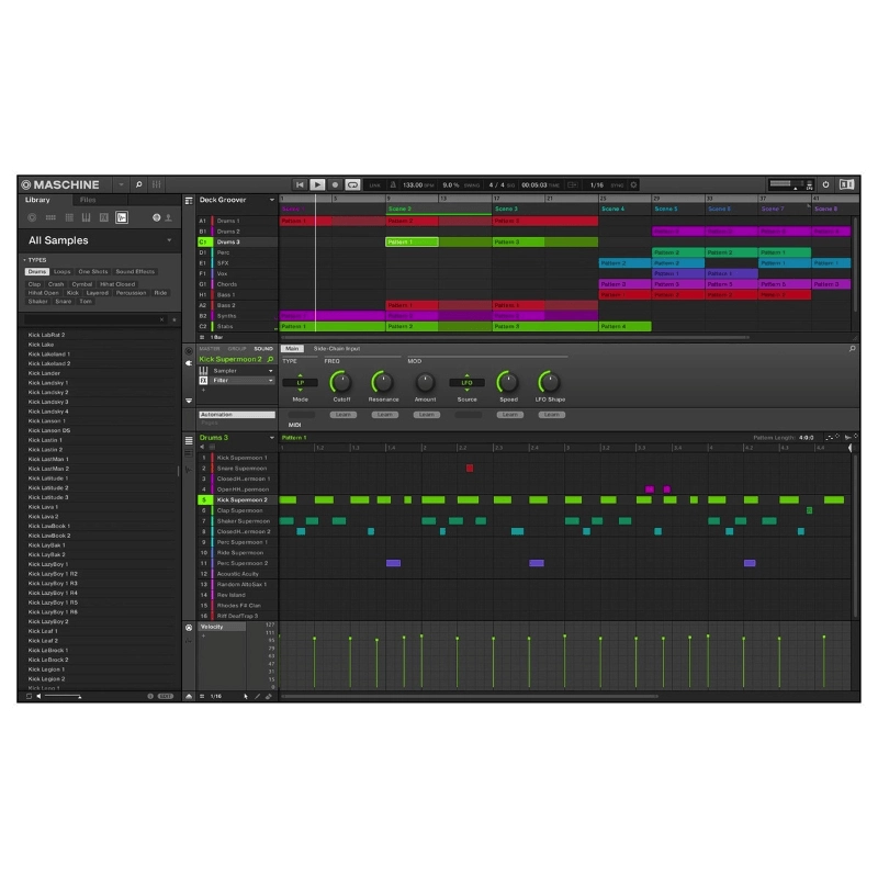 Native Instruments Maschine Mikro MK3 Groove Box per la Produzione Musicale