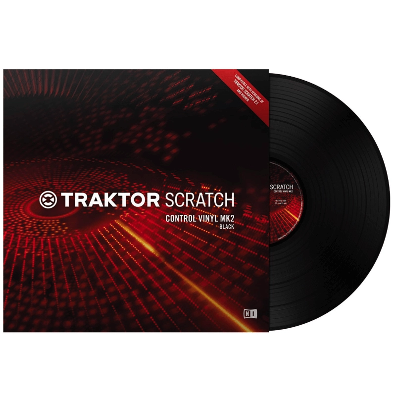 Native Instruments Scratch Control Vinyl Black MK2 Vinile di Controllo MKII Nero