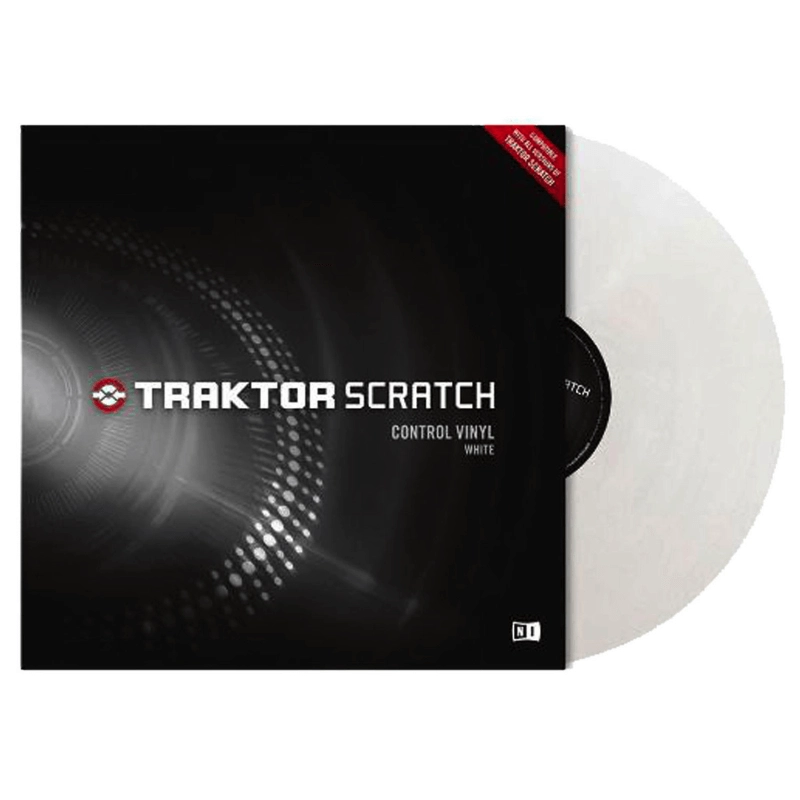 Native Instruments Scratch Control Vinyl White MK2 Vinile di Controllo MKII Bianco