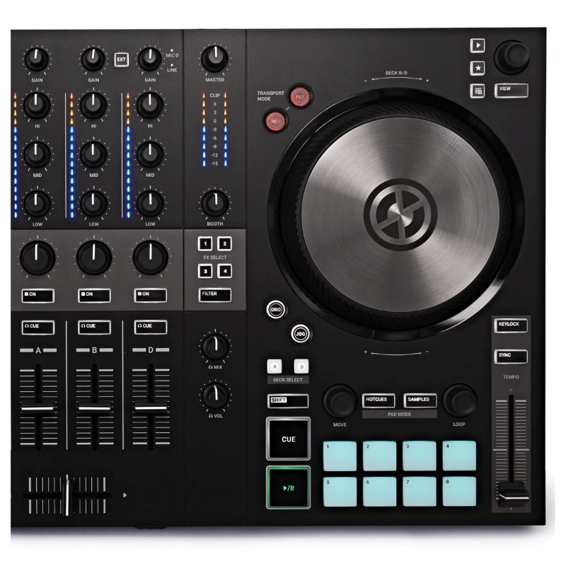 Native Instruments Traktor Kontrol S3 Controller 4 Canali per DJ