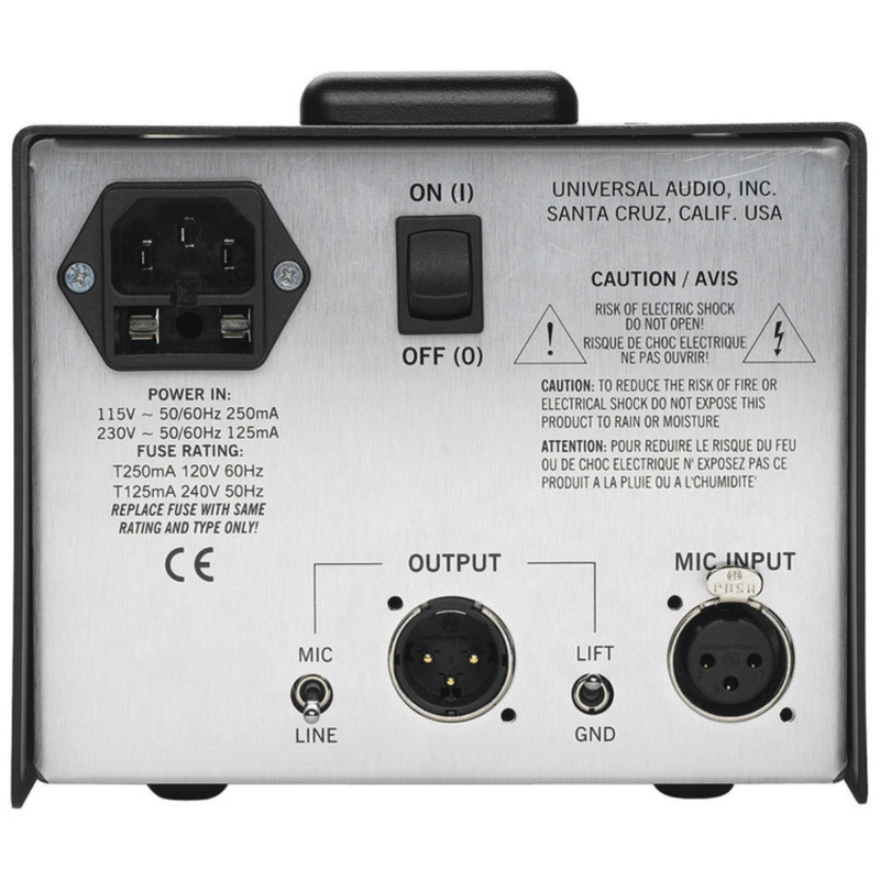 Universal Audio Solo 610 Preamplificatore Microfonico Valvolare e DI BOX in Classe A