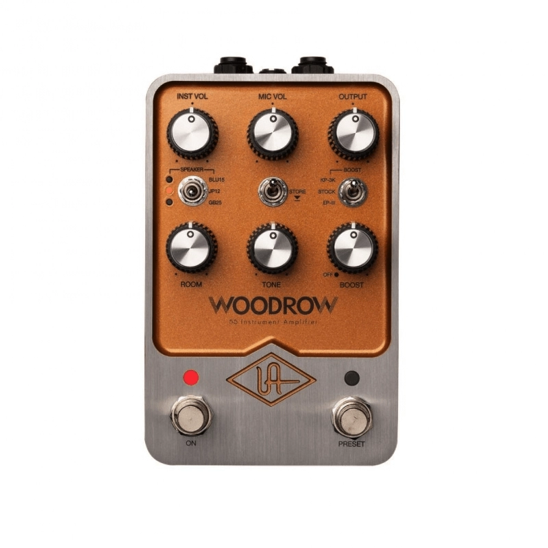 Universal Audio UAFX Woodrow '55 Instrument Amplifier Effetto Overdrive a Pedale per Chitarra