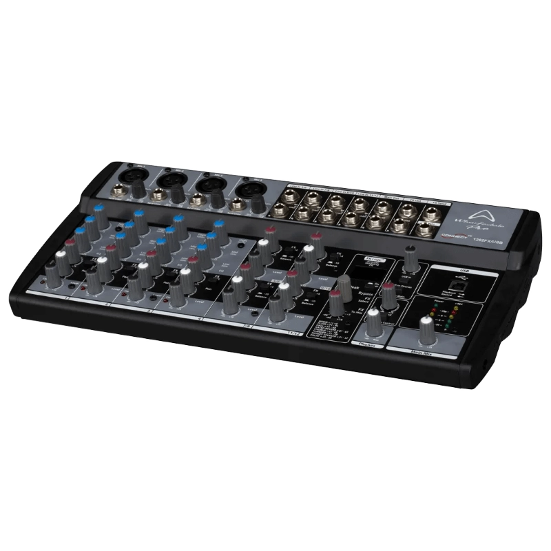 Wharfedale Connect 1202 FX USB Mixer audio a 12 canali con Multieffeto Integrato