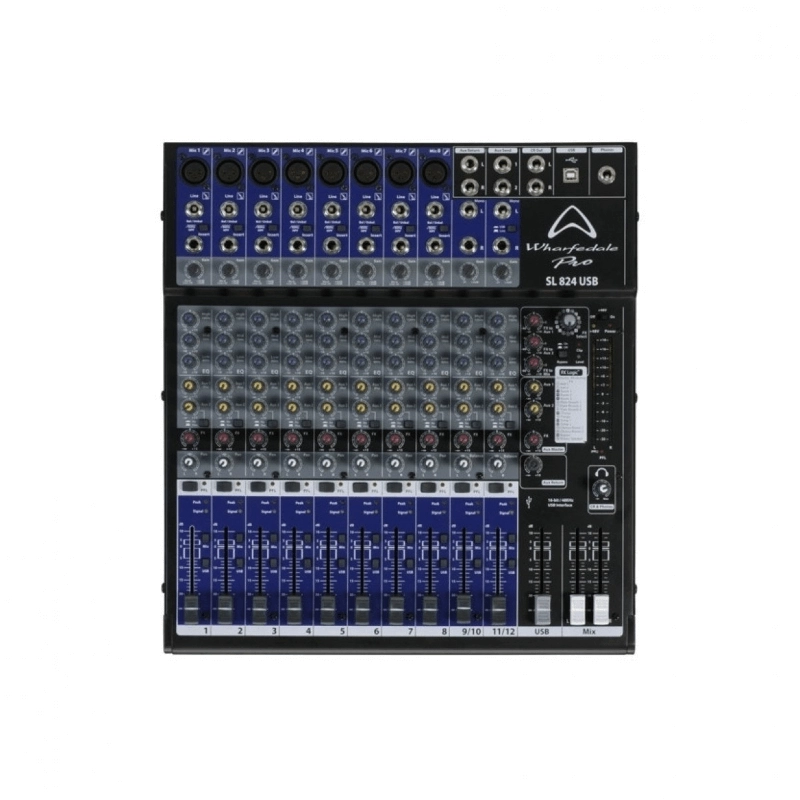 Wharfedale SL824 USB Mixer 12 canali con Multieffetto