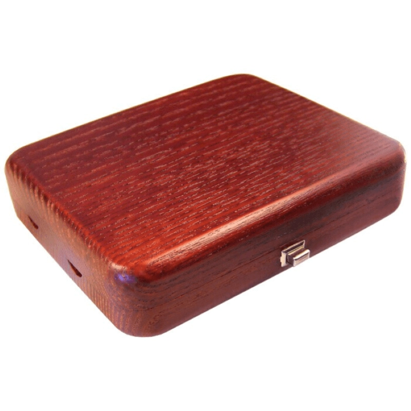 em Scatola Porta Ance per Clarinetto (6 Pezzi) Mogano