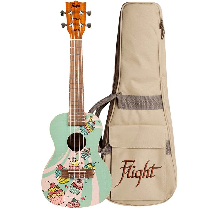 Flight AUC33 Art Concert Ukulele Cupcake