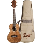 Flight DUC410 QA Ukulele Concerto legno Ash Quilted