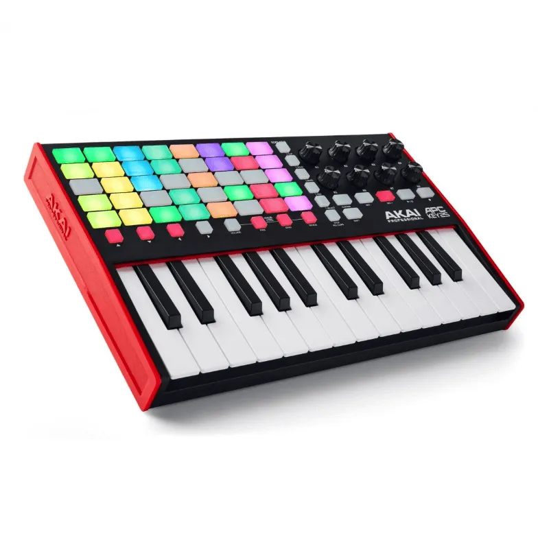 Akai Professional APC KEY 25 MKII Controller MIDI USB per Ableton Live con 40 Pad Led Retroilluminati