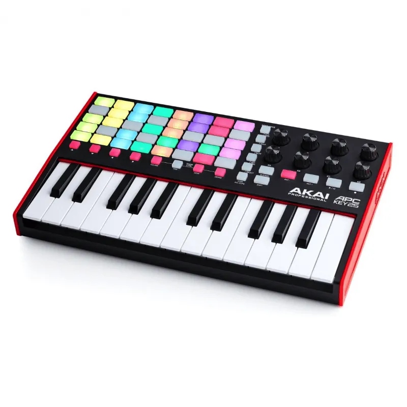 Akai Professional APC KEY 25 MKII Controller MIDI USB per Ableton Live con 40 Pad Led Retroilluminati