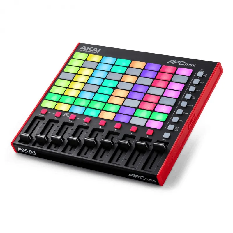 Akai Professional APC Mini MKII Controller MIDI USB Compatto con Matrice 64 Pad Led Retroilluminati
